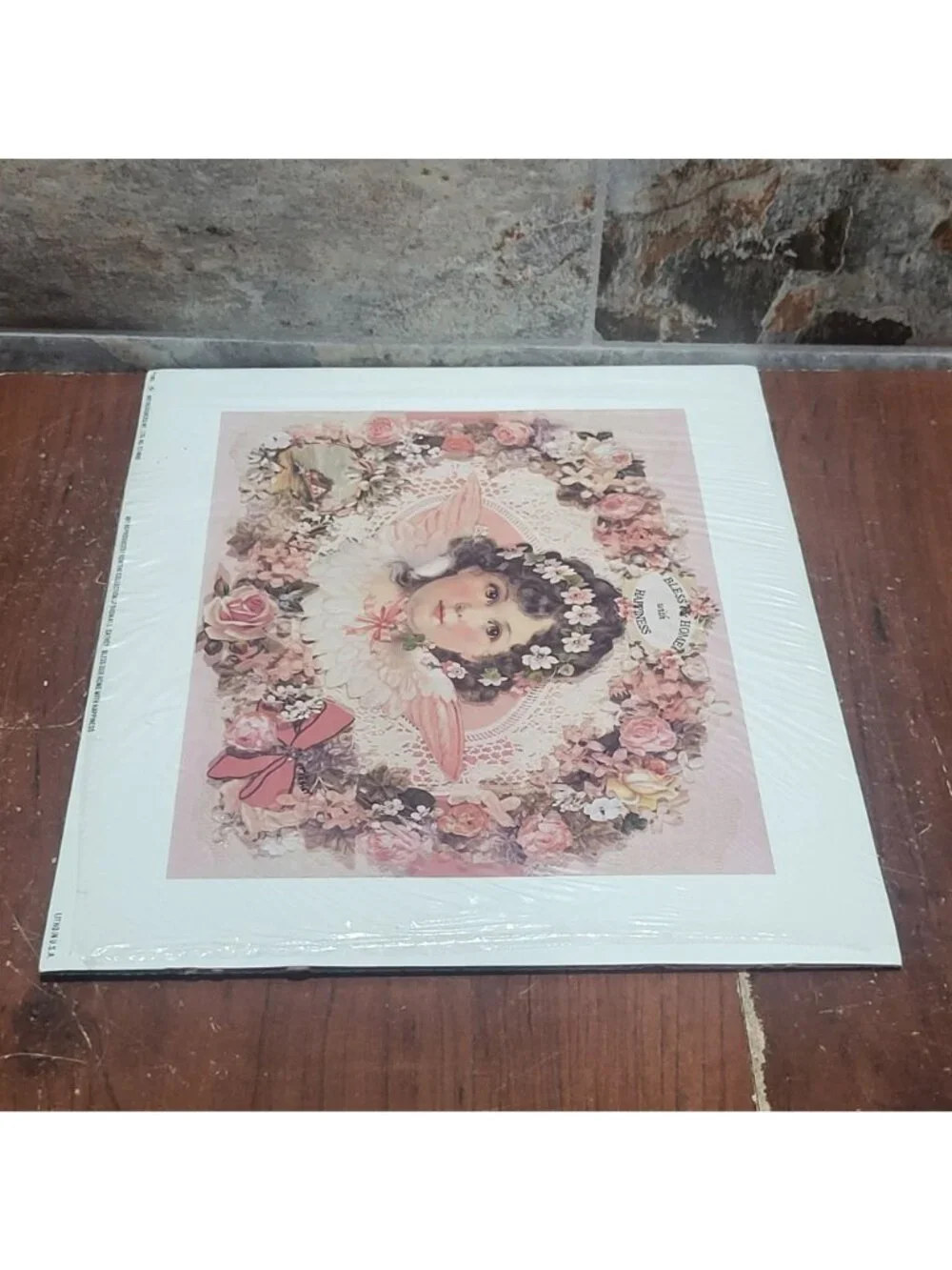 Vintage Unframed Bless Our Home with Happiness Art Print 1993 Thomas Cathey
